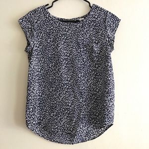 Joie Printed Silk Blouse